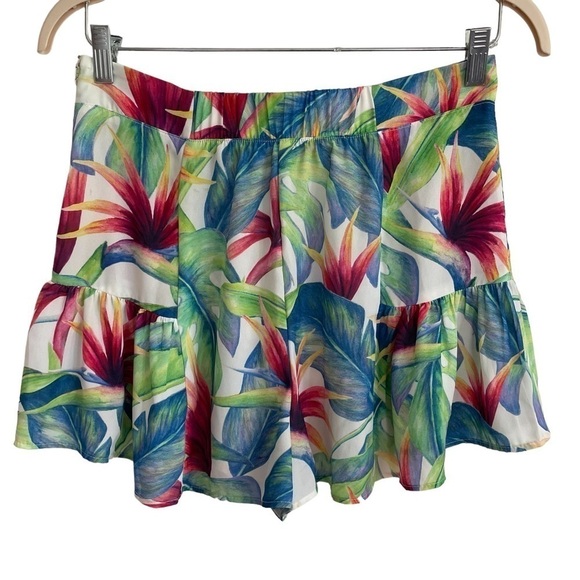 Show Me Your Mumu Skippy Shorts in Palm Flings, Size L - Picture 7 of 9